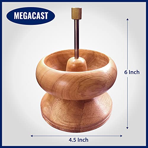 MegaCast Wooden Bead Spinner, Bead Loader Spinner with Needle Jewelry Making Bead Holder for Craft Stringing Beads - Image 3