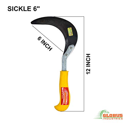 GLOBUS 908 GARDEN SAW (CURVED) / GARDEN CUTTER TOOL/GARDEN KNIFE/PRUNING CUTTER..SIZE 150 MM / 6 INCH WITH PLASTIC HANDLE(DOUBLE EDGE 6 INCH BLADE) - Image 2