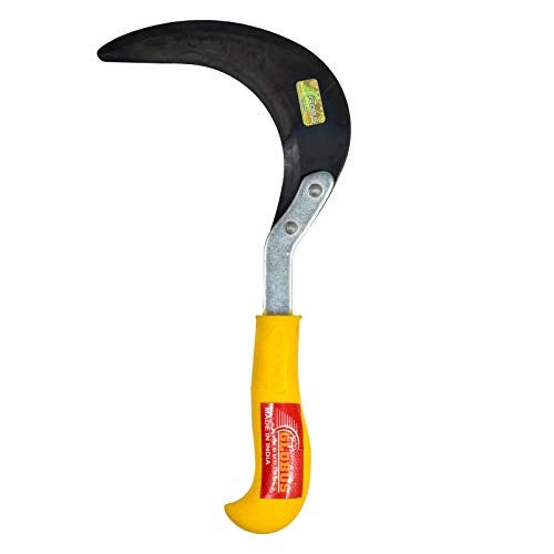 GLOBUS 908 GARDEN SAW (CURVED) / GARDEN CUTTER TOOL/GARDEN KNIFE/PRUNING CUTTER..SIZE 150 MM / 6 INCH WITH PLASTIC HANDLE(DOUBLE EDGE 6 INCH BLADE) - Image 1