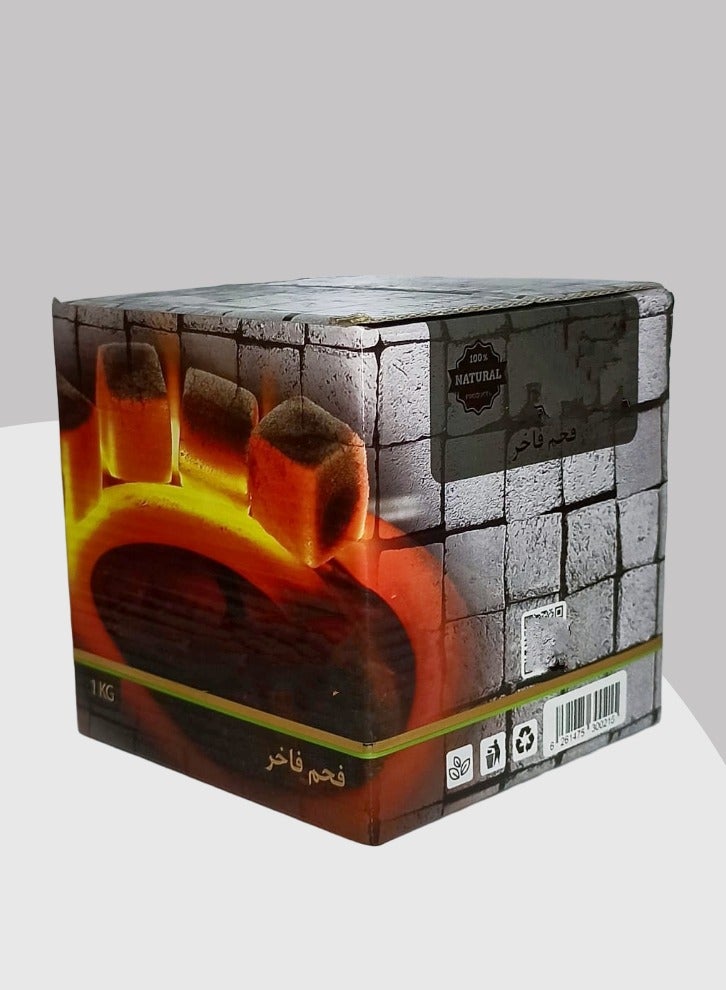 Barbeque Square Charcoal Bricks 1 Kg