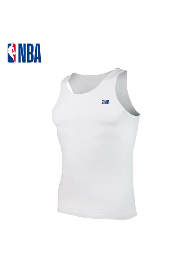 Nba Summer Tank Top, Men's Thin Cotton Undershirt, Slim Fit, Elastic Sleeveless Vest, Basketball Sports Undershirt, 2 Pieces - Image 2
