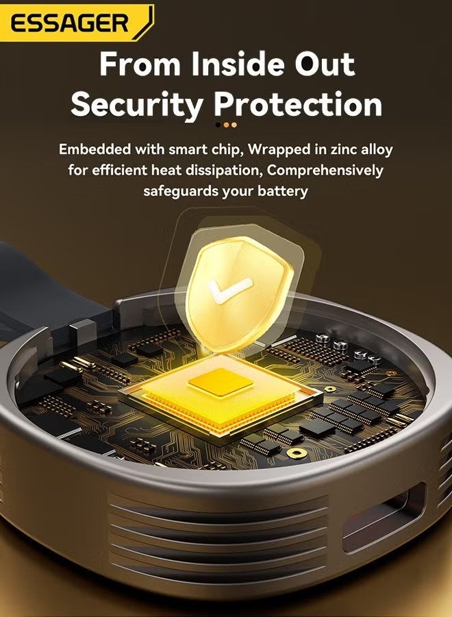 ESSAGER Magnetic Wireless Charger for Apple Watch, Fast Charging Dock, Compatible with All Apple Watch Models, Compact & Portable Design, Easy to Use, Convenient Charging Station for Home & Travel - Image 5