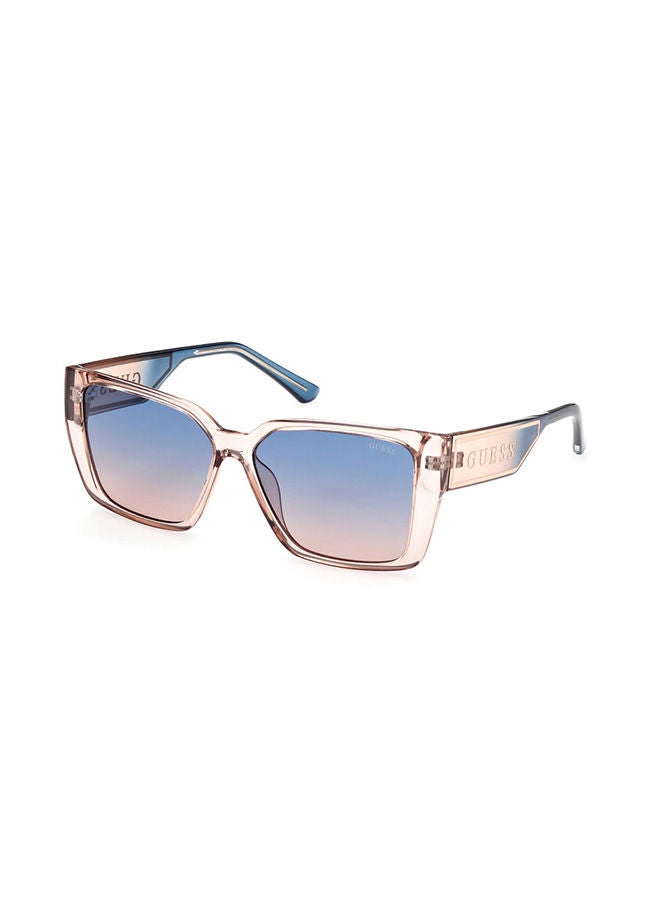 GUESS Women's UV Protection Square Sunglasses - GU781857W56 - Lens Size 56 Mm - Image 1