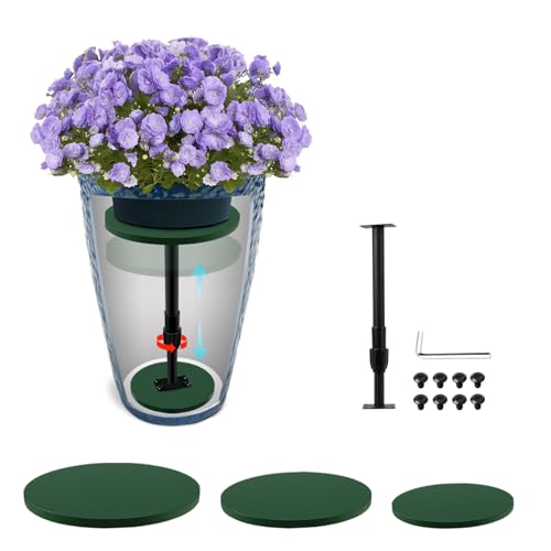 Axcoix Adjustable Height Plant Risers for Inside Pots 1221 Planter Inserts for Large Pots Planter Lift Insert for Tall Square Round Taper Planters 6 8 10 Base or Top - Image 1