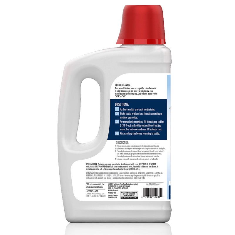 HOOVER Hoover Free Deep Cleaning Carpet Shampoo Solution, 50 oz., Light Scent, Free & Clean, Concentrated Carpet Cleaner Machine Shampoo, For Use in Full Size Carpet Cleaner Machines  - Image 2