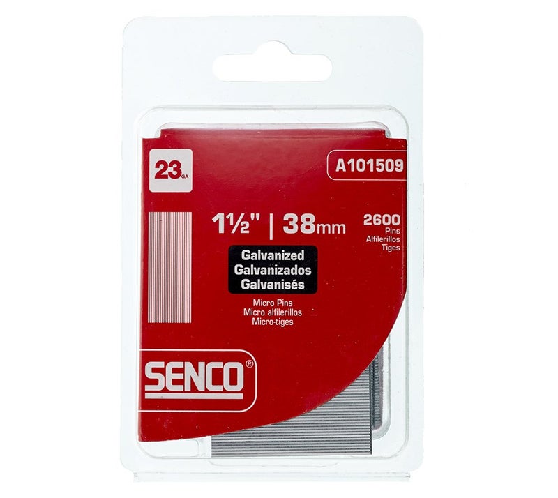 Senco A101509 23Gauge x 112Inch Electro Galvanized Headless Micropins