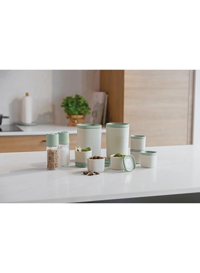 بيرجوف طقم مطحنة وهزاز زجاجي من ليو بالانس مكون من قطعتين باللونين الأخضر والشفاف بسعة 160 مل 3950403 - Image 2