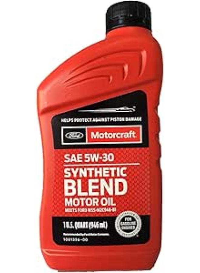 Motorcraft SAE 5W-30 Synthetic Blend Motor Oil-1L