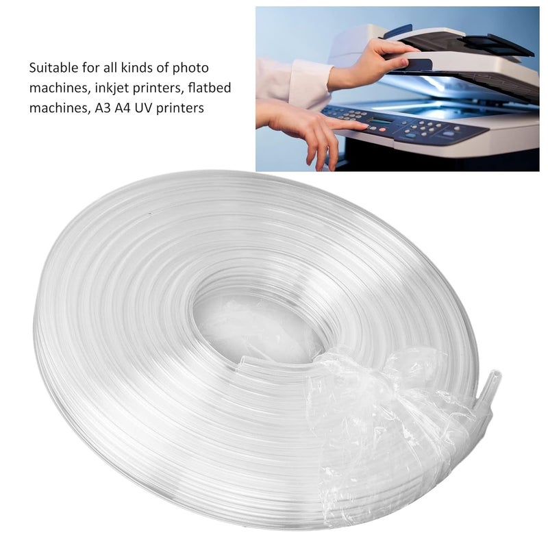 4 صفوف 9.8 قدم أنبوب حبر مرن شفاف 3x2 مم لطابعات الحبر النفاث للصور - Image 4