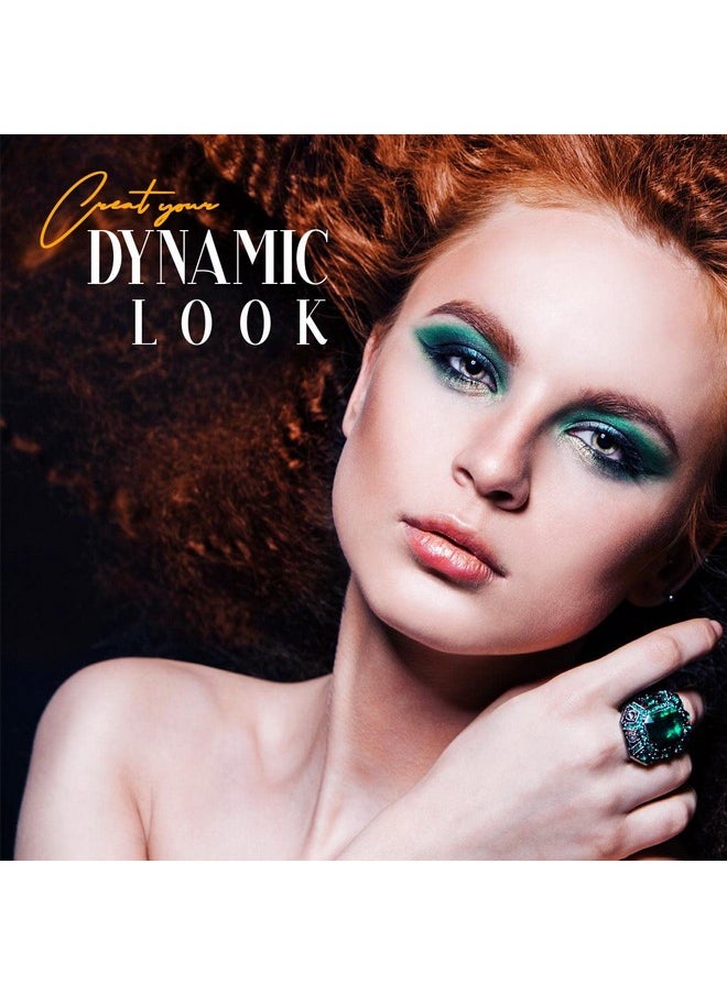 Dynamic Makeup Palette | Highly Pigmented 12 Eyeshadow With 9 Baked Highlighter | Water Proof And Smudge Free | Non-Messy | Creamy And Powder Formula | Multi-Purpose Use Palette | 23G Multicolor - 03