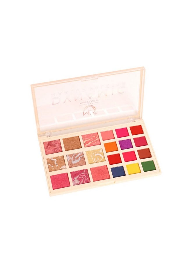 Dynamic Makeup Palette | Highly Pigmented 12 Eyeshadow With 9 Baked Highlighter | Water Proof And Smudge Free | Non-Messy | Creamy And Powder Formula | Multi-Purpose Use Palette | 23G Multicolor - 03