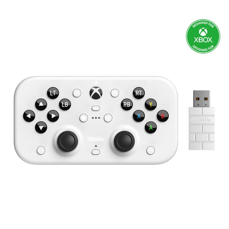 8Bitdo وحدة تحكم 8Bitdo Lite SE 2.4G اللاسلكية لجهاز Xbox Series X|S، Xbox One، ويندوز 10/11، جهاز تحكم مزود بعصا تحكم بتأثير هول، مقبس صوت 3.5 مم - مرخصة رسميًا - Image 1