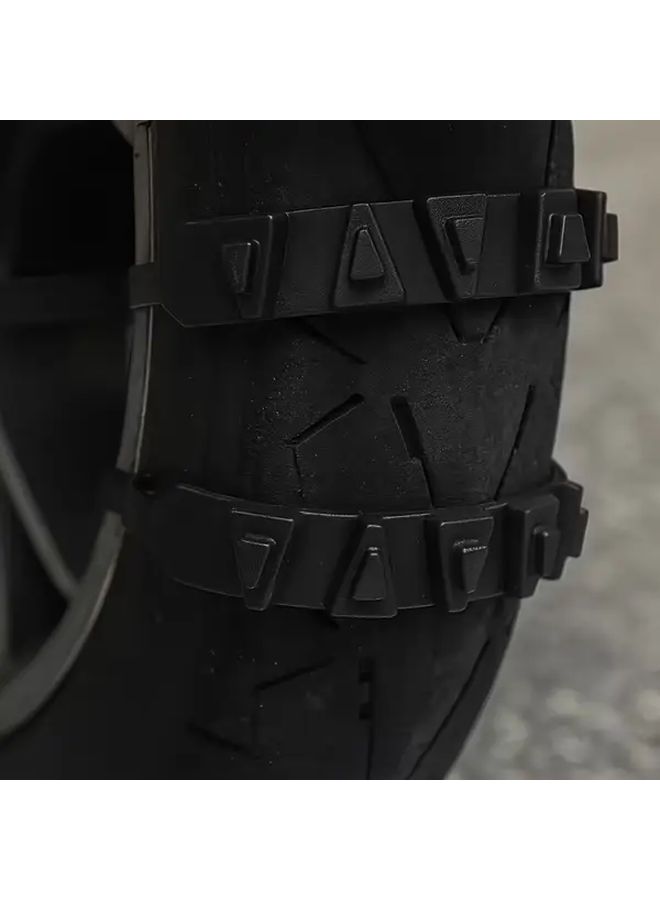 30Pcs Heavy Duty Motorcycle Snow Chains All Terrain Traction Adjustable Zip Ties Non Slip Grip Reusable Durable - Image 3