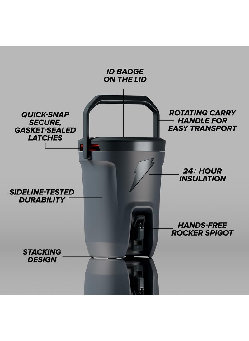 Gatorade Gatorade Hydration Cooler 3 Gallon Grey  - Image 2