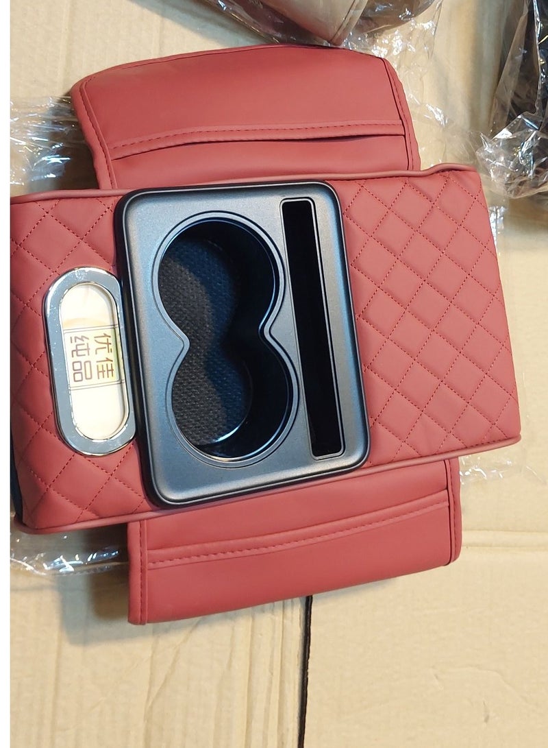 A practical organizer for napkins and cups inside the car with a modern and practical design. Comfort while driving. A smart organizer that keeps napkins and drinks at your fingertips - Image 3