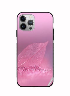 VR CREATIVE Protective Case Cover For Apple iPhone 11 Pro Max Pink Leaf Design Multicolour  - Image 1