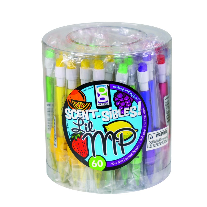 Geddes Raymond Geddes Scent-Sibles Lil MP Scented Mechanical Pencils (Pack of 60),Orange - Image 2