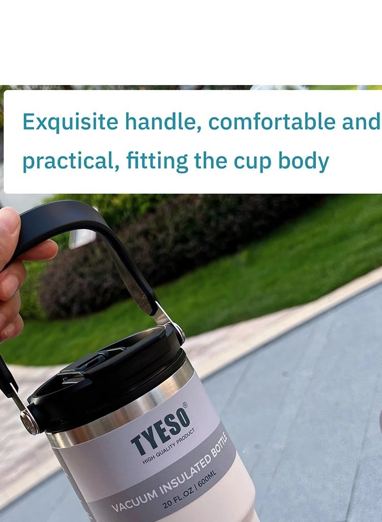 TYESO Stainless Steel Double-layer Coffee Cup Cold And Hot Car Mug Vacuum Flask Travel Thermos Bottle Portable Car Water Bottle - Image 4
