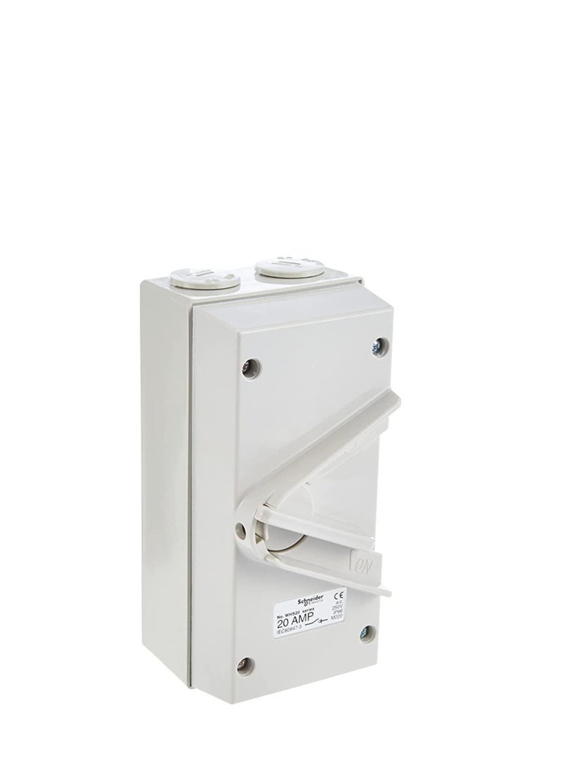 Admore 63A PVC Isolator 2-Pole (IP-66) AWI-632