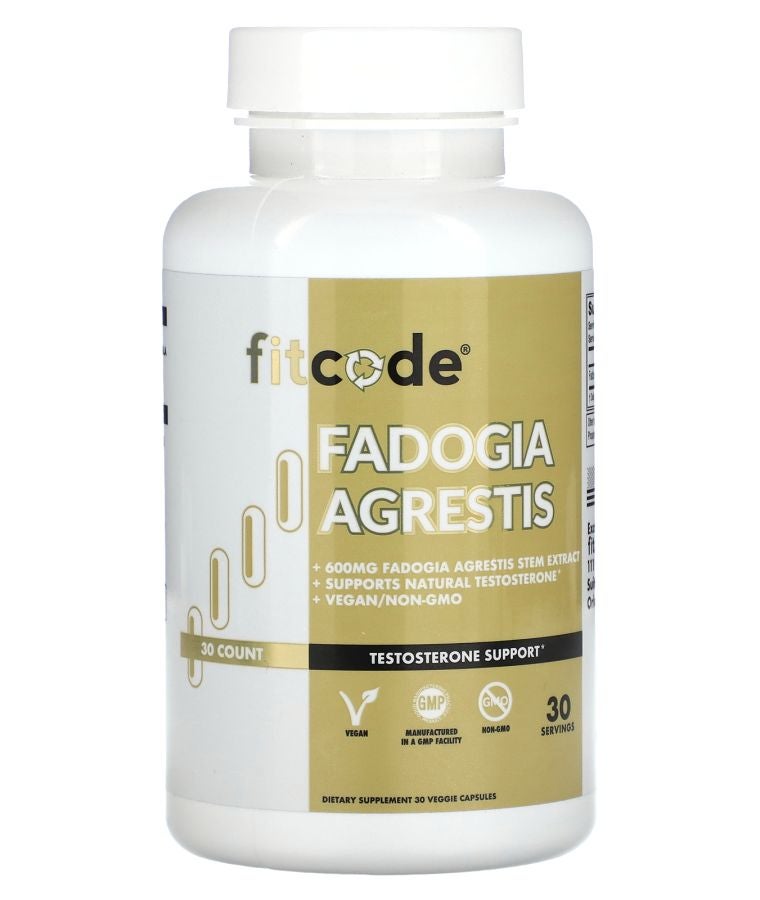 fitcode Fadogia Agrestis  600 mg  30 Count