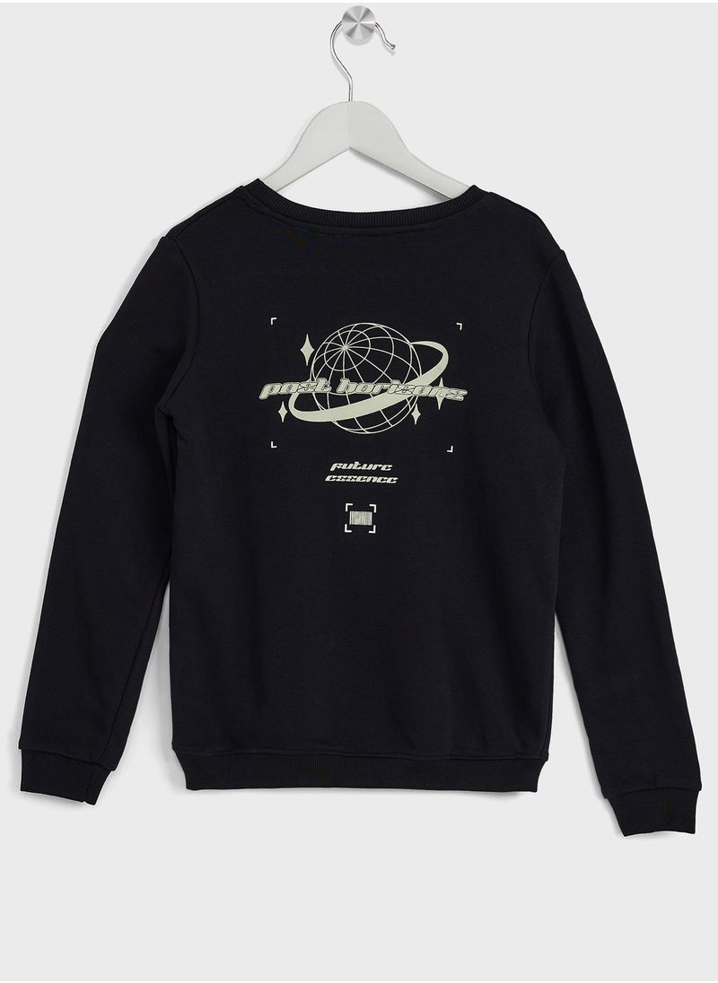 Pinata - Boys Back Printed Sweatshirt - Image 1