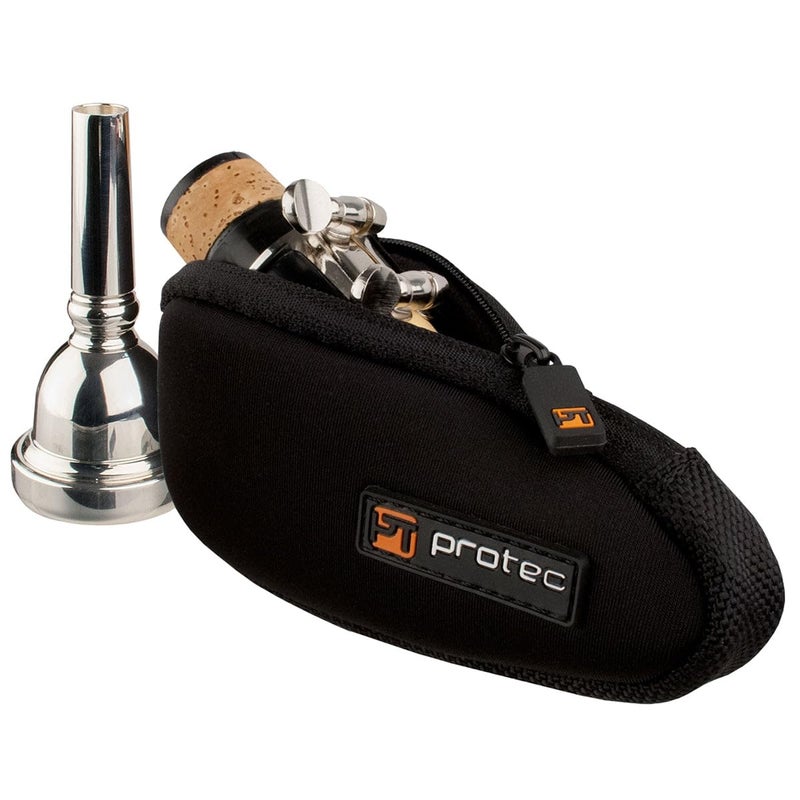 Pro-Tec Protec Neoprene Trombone/Alto Saxophone Mouthpiece Pouch, Black (N264) - Image 4