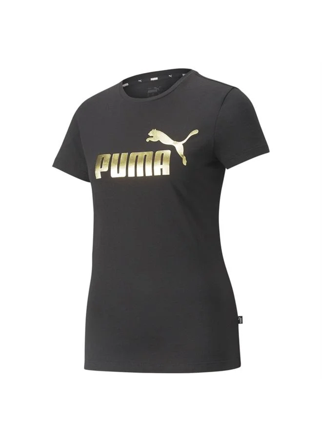 Essentials+ Metallic Logo Tee Women
