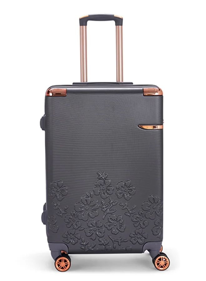 ليمرا طقم شنط سفر مكون من 5 حقائب أمتعة لون رمادي بمقاس 32"/28"/24"/20"/12 انش