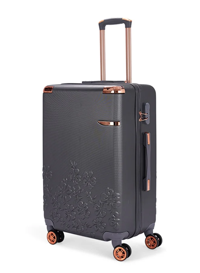 ليمرا طقم شنط سفر مكون من 5 حقائب أمتعة لون رمادي بمقاس 32"/28"/24"/20"/12 انش