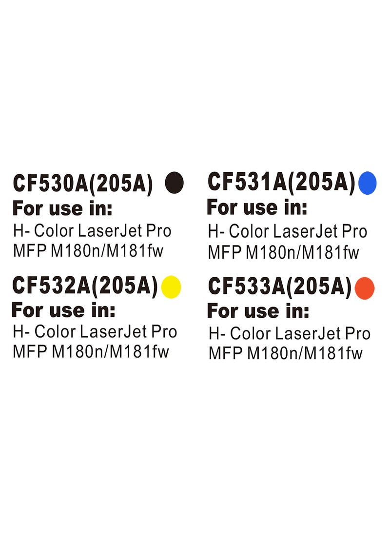 MKS Toner Cartridges Set (205A) CF530A / CF531A / CF532A / CF533A - Image 2