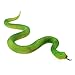 SIENON Realistic Fake Snakes Toy Soft Rubber Snake Figure Garden Scare Birds and Squirrels Green Poisonous Snake Figurines Stress Relief Gag Toys Halloween Party Favors Decoration Prank Props - Image 2