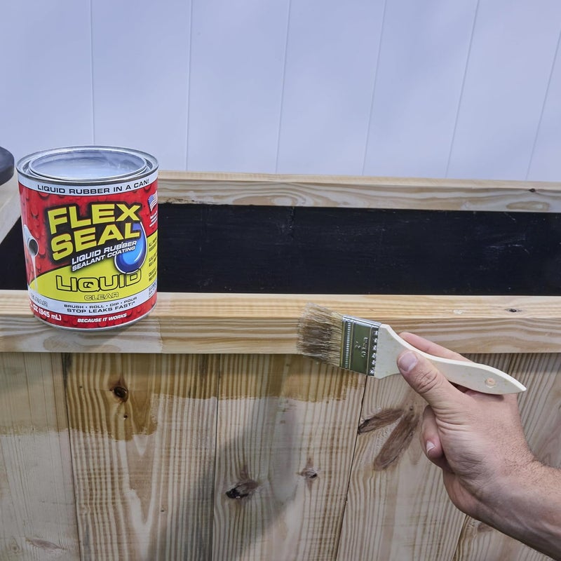 Flex Seal مانع تسرب مطاطي، مقاوم للماء، مرن، قابل للتنفس، ومقاوم للأشعة فوق البنفسجية، إصلاح الأسطح، القبو، المركبات الترفيهية، المخيمات، المقطورات، البحرية، EPDM، البناء، شفاف، 16 أونصة - Image 5