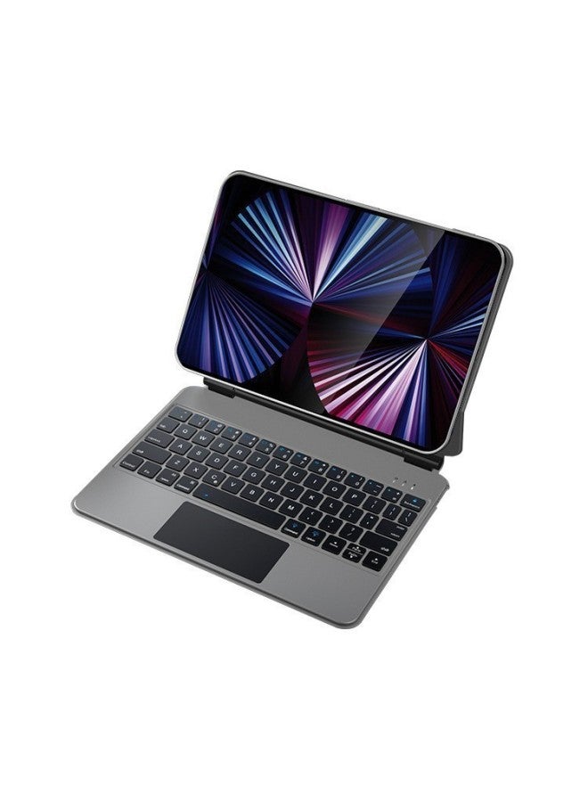 IPad Dedicated Bluetooth Tablet Wonderful Control Keyboard For Pro11 Suspension Magnetic Suction Integrated Folding Keyboard-Color:Magnetic Levitation Wonderful Control-gray-Product Type:Ipad Tenth Generation( 10.9inch )