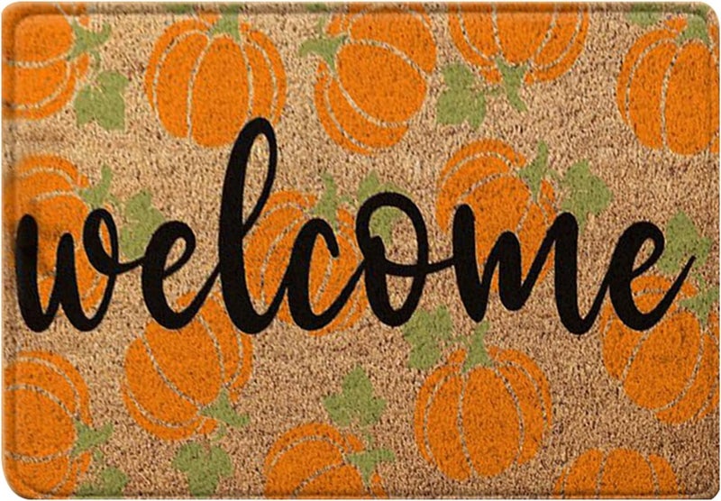 woobles Halloween Doorma,Halloween Decor Door Mat, Front Door Decorative Blanket Anti-Slip Bottom Indoor Outdoor Carpet - Image 1