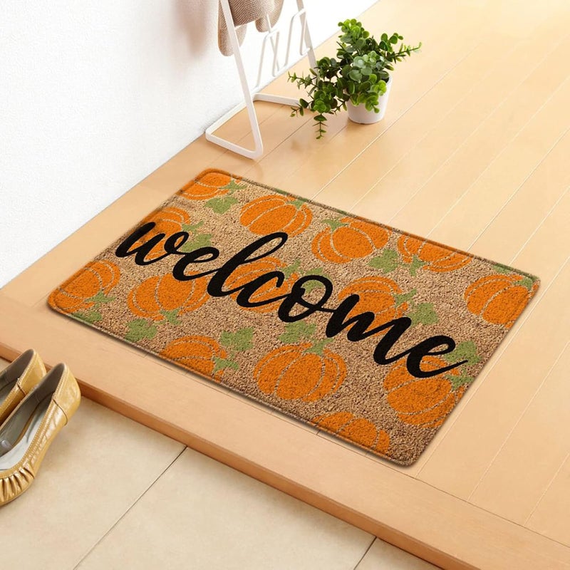 woobles Halloween Doorma,Halloween Decor Door Mat, Front Door Decorative Blanket Anti-Slip Bottom Indoor Outdoor Carpet - Image 3