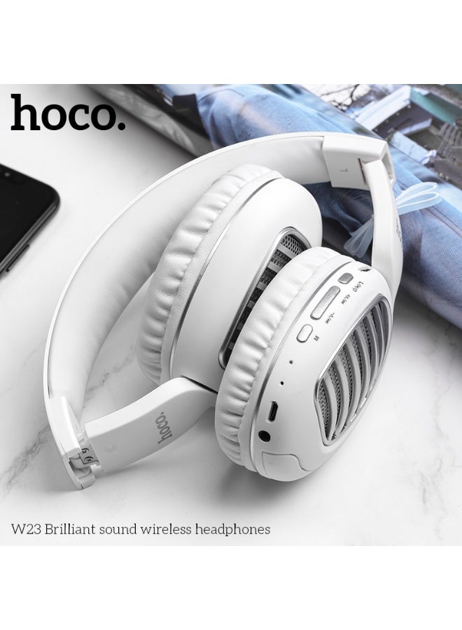 هوكو. سماعات رأس لاسلكية W23 بصوت رائع - Image 3