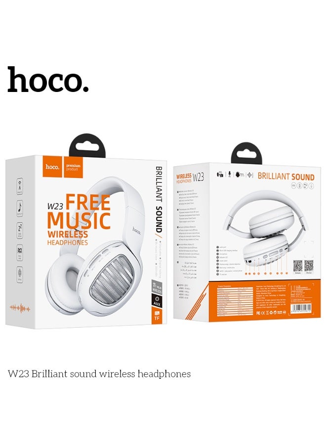 هوكو. سماعات رأس لاسلكية W23 بصوت رائع - Image 4