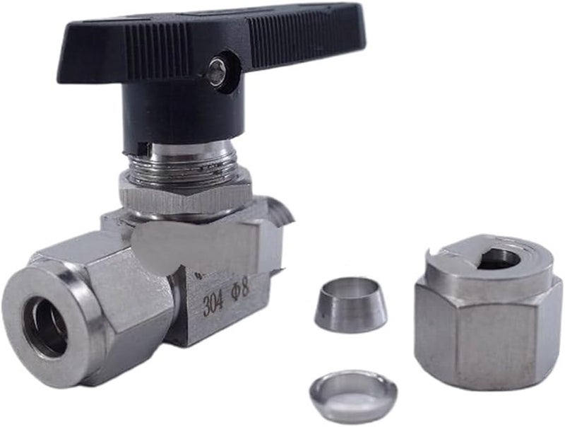 صمام كروي من الفولاذ المقاوم للصدأ 304 بقطر 3 مم، مجموعة بطاقات درجة الحرارة والضغط العالي - Image 5