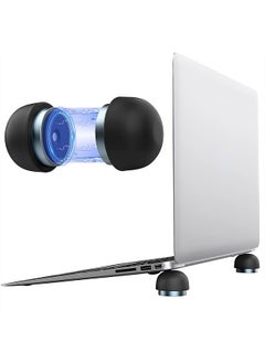 Universal Laptop Computer Keyboard Stands Ergonomic Small Invisible Laptop Feet Riser Anti Slip Keyboard Stand Tilt Pad Portable Magnetic Cooler Holder For Pc Notebook