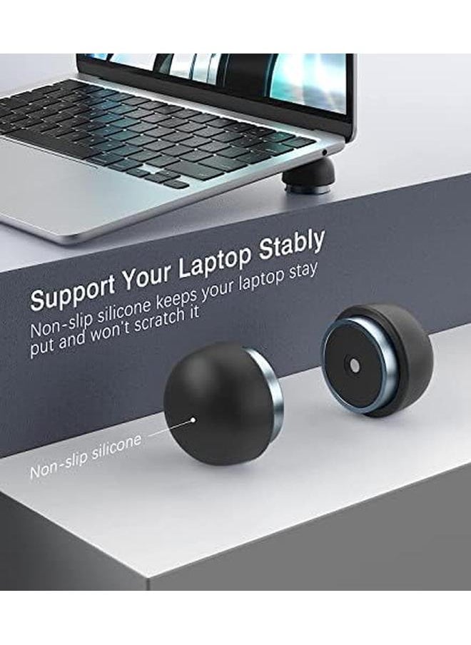 erorex - Universal Laptop Computer Keyboard Stands Ergonomic Small Invisible Laptop Feet Riser Anti Slip Keyboard Stand Tilt Pad Portable Magnetic Cooler Holder For Pc Notebook - Image 1