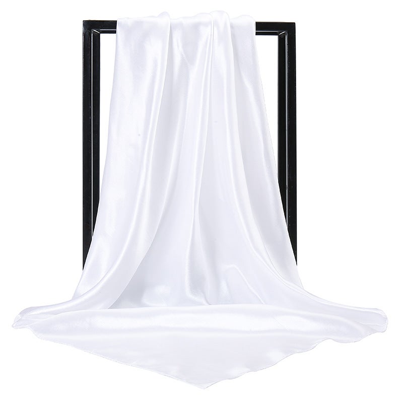 Classic Professional Solid Fashion Scarf 15# White 