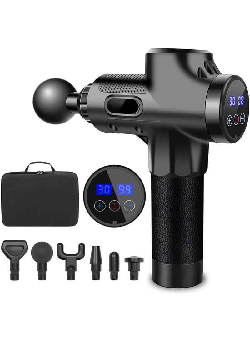 Original Handheld Deep Tissue Massage Gun – 30 Speed Levels, Percussion Therapy, LED Touch Screen - Image 1