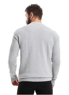 Caesar Wool Mens Pullover With Multi Design  - Image 3
