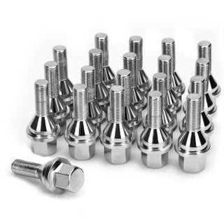 KSP 20pcs ET Wheel Lug Bolts M12x1.25 for 2018-2024 Je/ep Renegade Cherokee Compass Dodg-e Dart, 19mm Hex 28mm Length One-Piece Wheel Bolts Replaces 6509933AA 611-005, Chrome - pzsku/Z3395AE8DCA039EFD42A5Z/45/1749373367/1bf3e157-fb57-42bc-8083-fb929fdf983b