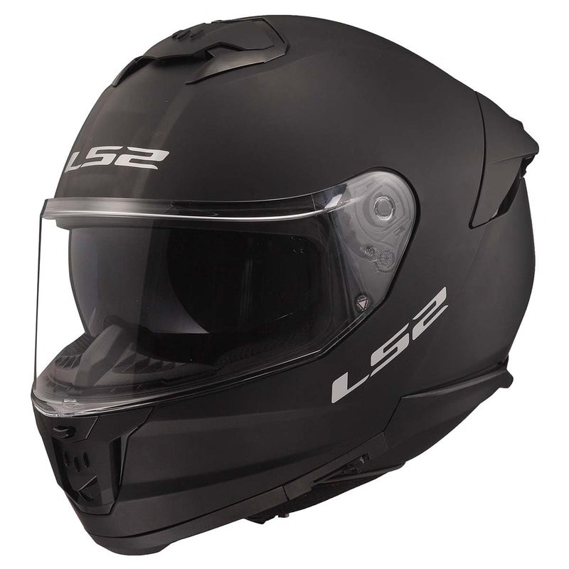LS2 Helmets Stream II Full Face Motorcycle Helmet W/SunShield (Matte Black - X-Large) - Image 5