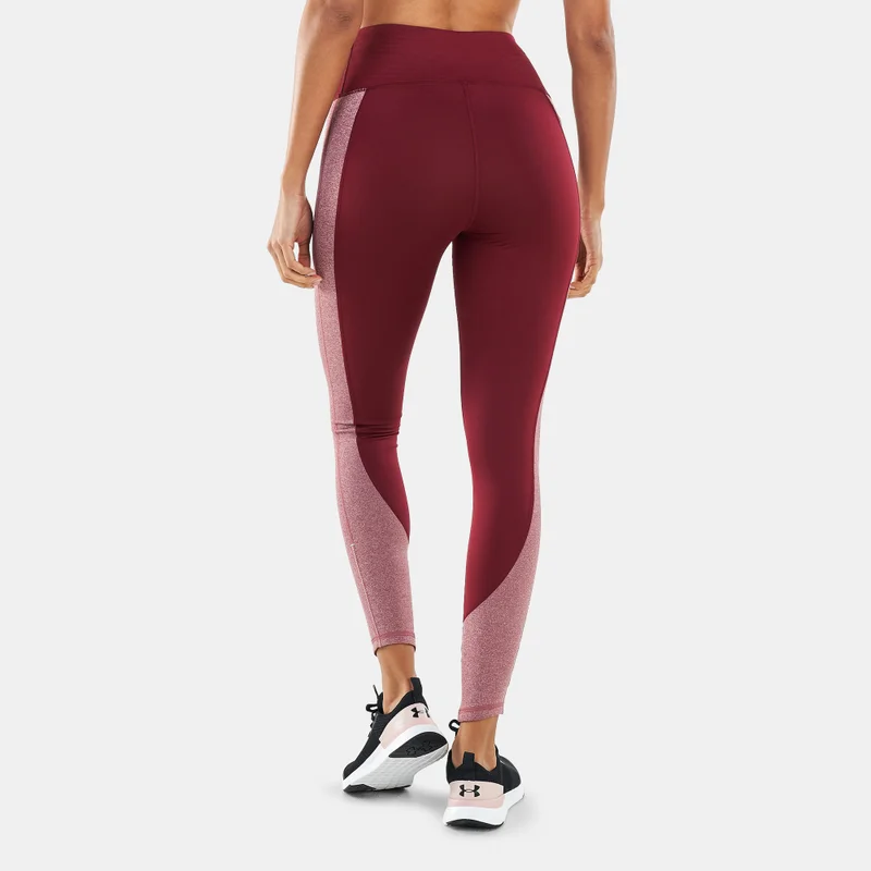 UNDER ARMOUR Women's ColdGear® No-Slip Waistband Blocked Ankle Leggings