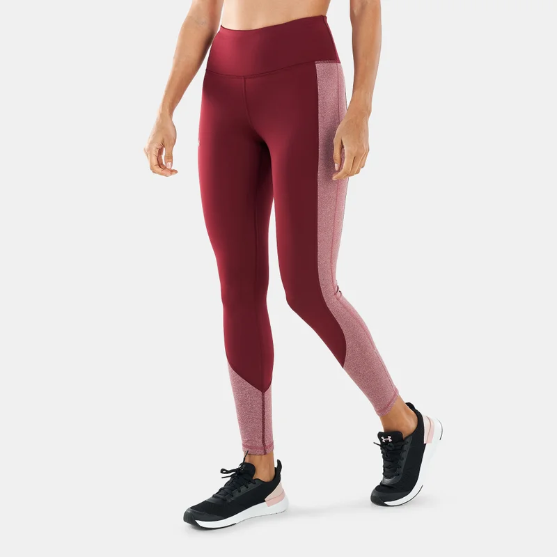UNDER ARMOUR Women's ColdGear® No-Slip Waistband Blocked Ankle Leggings