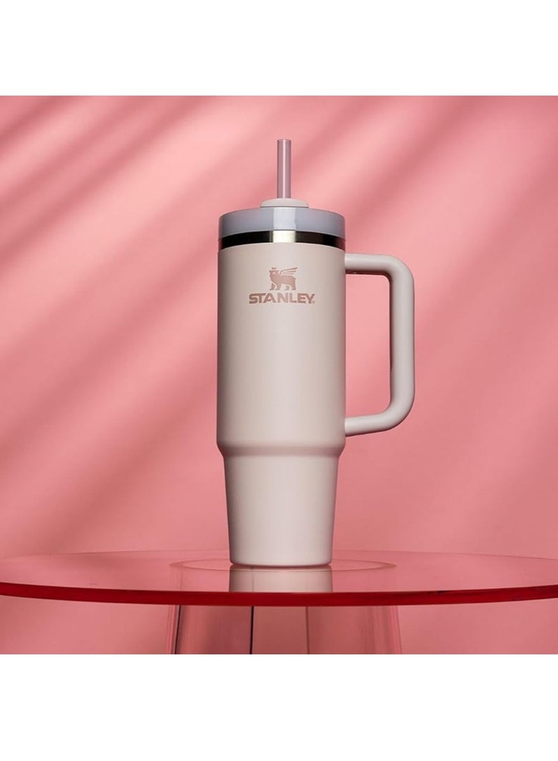 Stanley Quencher H2.0 FlowState Stainless Steel Vacuum Insulated Tumbler with Lid and Straw for Water, Iced Tea or Coffee, Smoothies and More, 40 Ounces Stainless Steel - Image 5