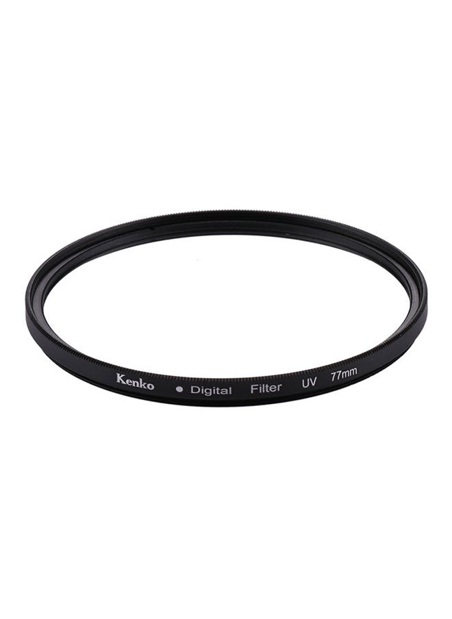 UV Filter For 77mm Lens Black