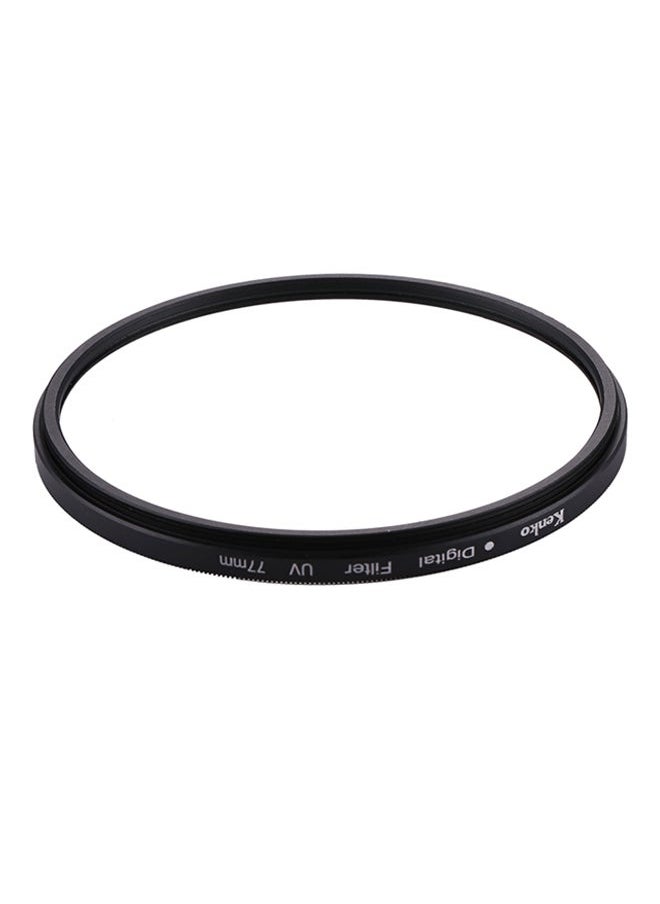 UV Filter For 77mm Lens Black
